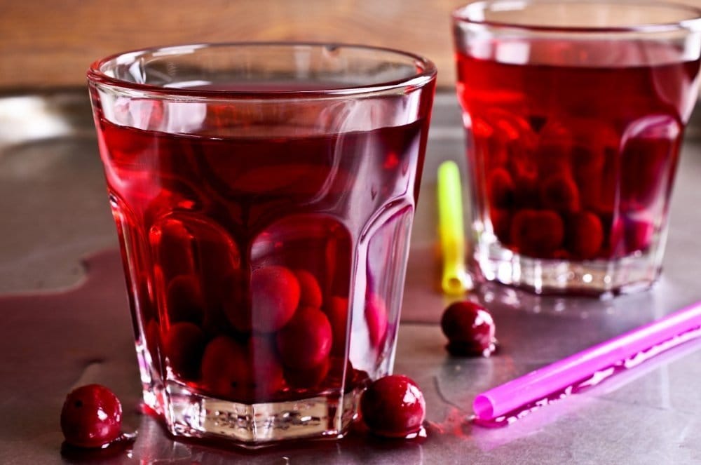 Liqueur cerise (maison)